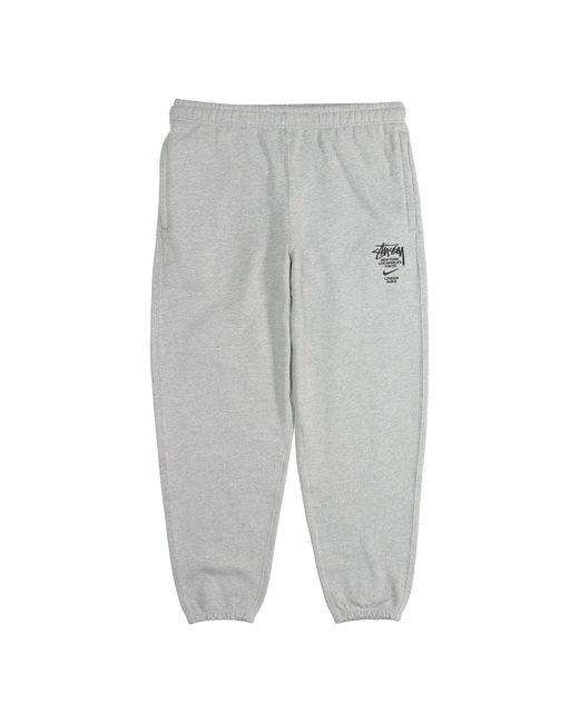 Stussy Gray X Nike Nrg Zr Fleece Pants 'Heather' for men