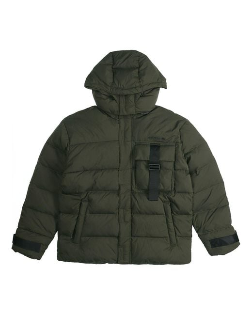 Adidas Green Originals Utility Duck Down Winter Jacket for men