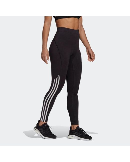 Adidas Black (Wmns) Sportswear Colorblock Leggings Asia Sizing
