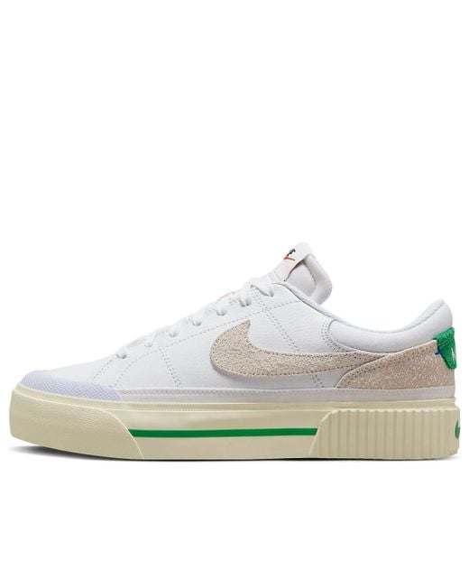Nike White (Wmns) Court Legacy Lift Stadium'
