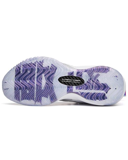 Anta White Shock Wave 3 Basketball Shoes for men