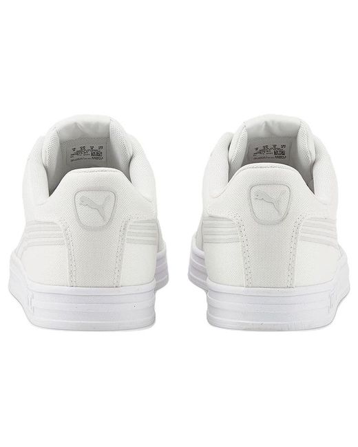 PUMA White Smash Vulc V3 Lo Cv for men