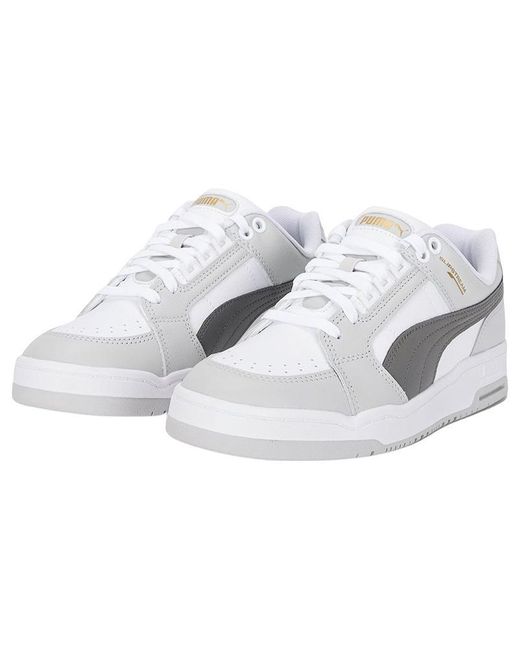 PUMA White Slipstream Lo for men