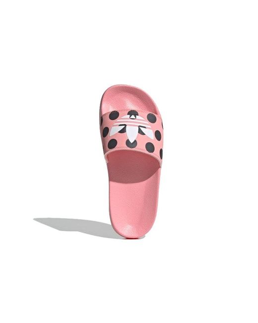 Adidas Pink (Wmns) Adilette Lite Slides 'Trefoil Logo