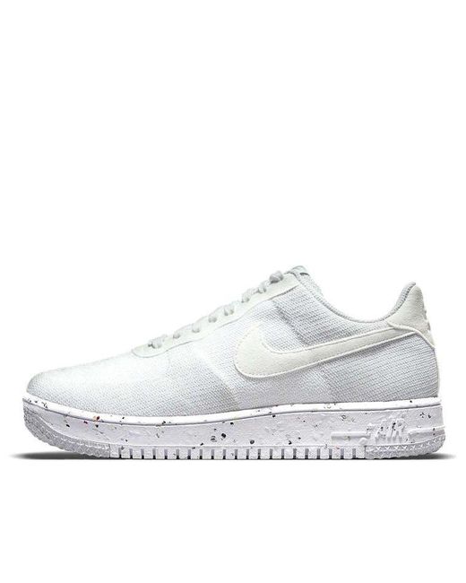 Nike Air Force 1 Crater Flyknit 'white Wolf Grey' for Men | Lyst