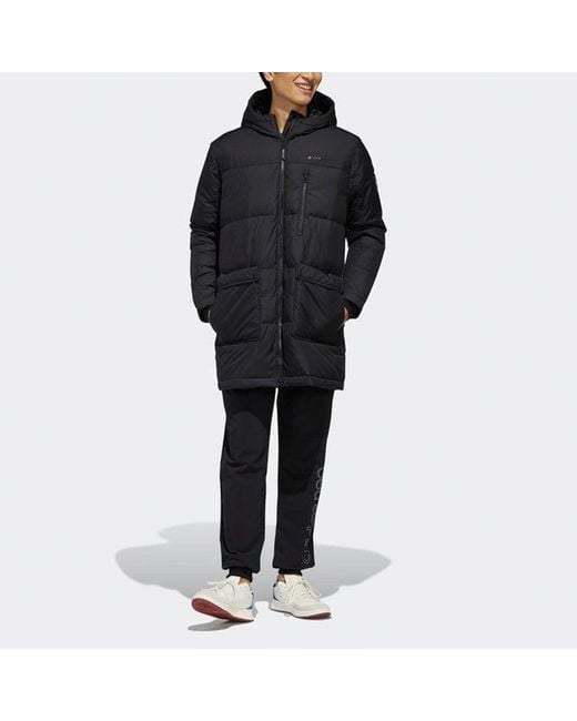 Adidas Blue Neo Casual Hooded Stay Warm Down Jacket for men
