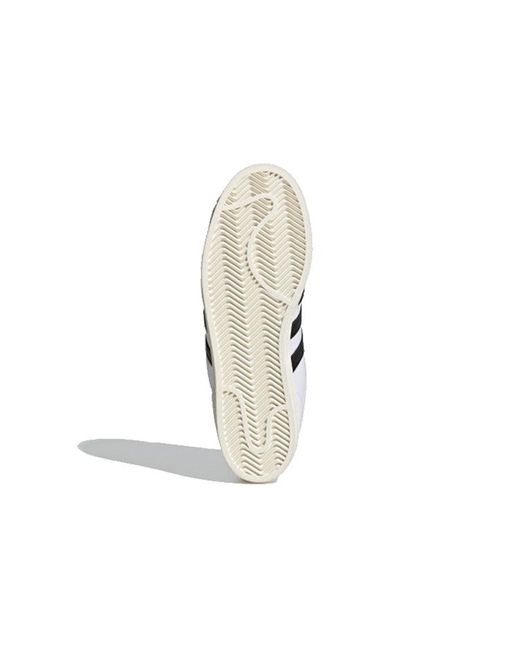 Adidas White Superstar Laceless 'Cloud' for men