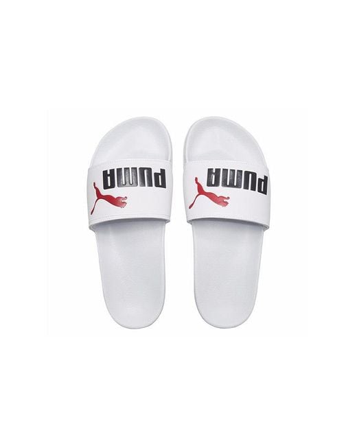 PUMA White Leadcat Slide Night Sky' for men