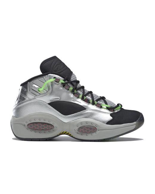 Reebok Gray Illumination's Minions X Question Mid 'Gru's Lab' for men