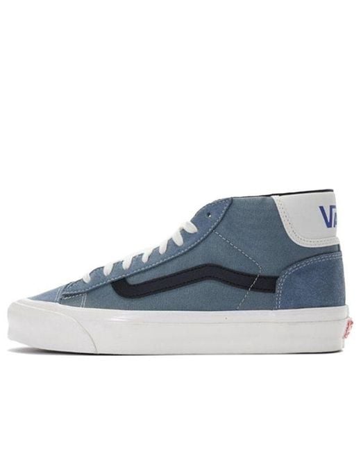 Vans Blue Og Mid Skool Lx 'Lead' for men