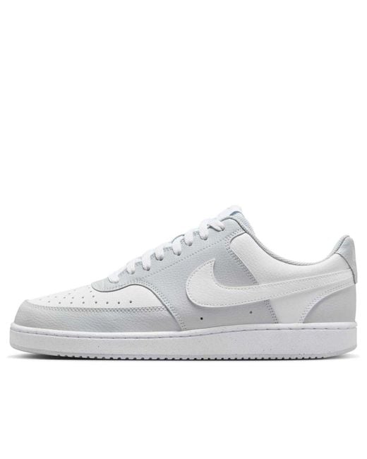 Nike White Court Vision Low 'Pure Platinum' for men