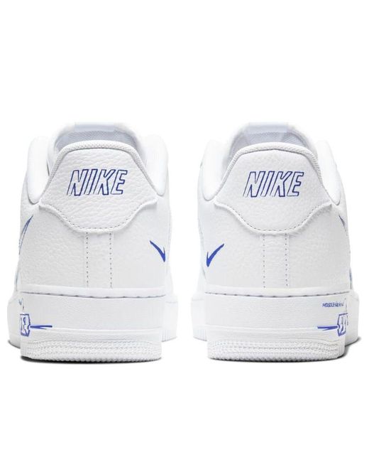 Nike Blue Air Force 1 Low 'Sketch' for men