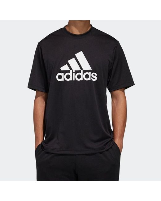 Adidas Black Training Casual Sports Short Sleeve for men