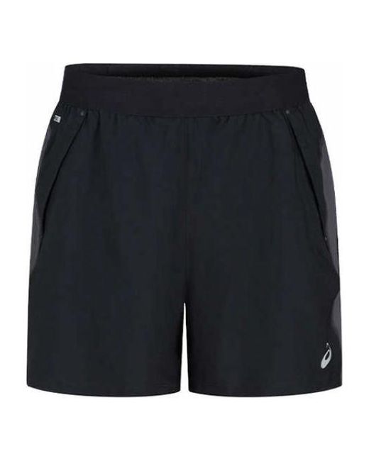Asics Blue Road 5In Shorts 'Performance Graphite' for men