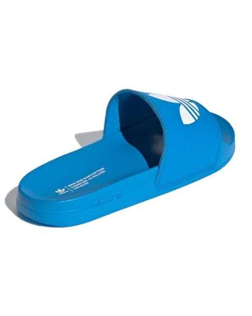 Adidas Blue Adilette Lite Slide 'Bright' for men