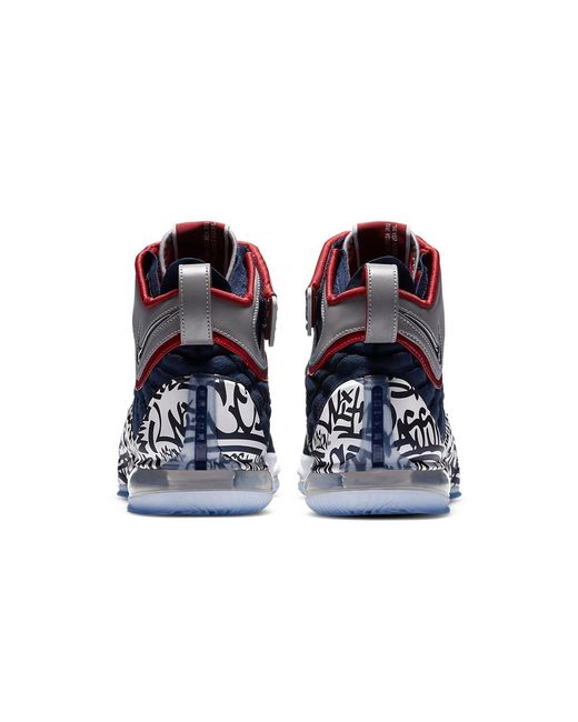 Nike Blue Lebron 17 Ep 'Lebron 4 Cold Graffiti' for men