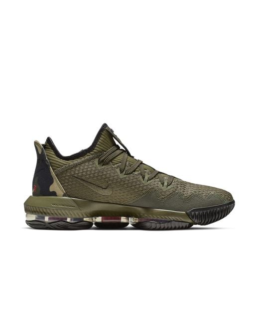 Nike Brown Lebron 16 Low Ep 'Camo' for men