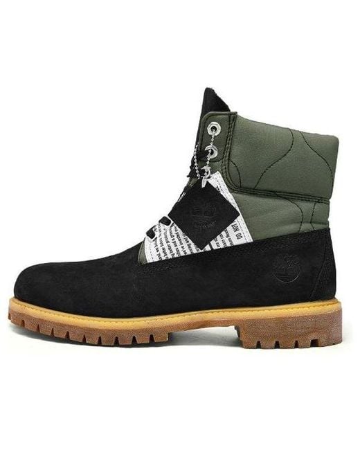 Timberland Black Tree Pack Premium 6 Inch Boots Nubuck' for men