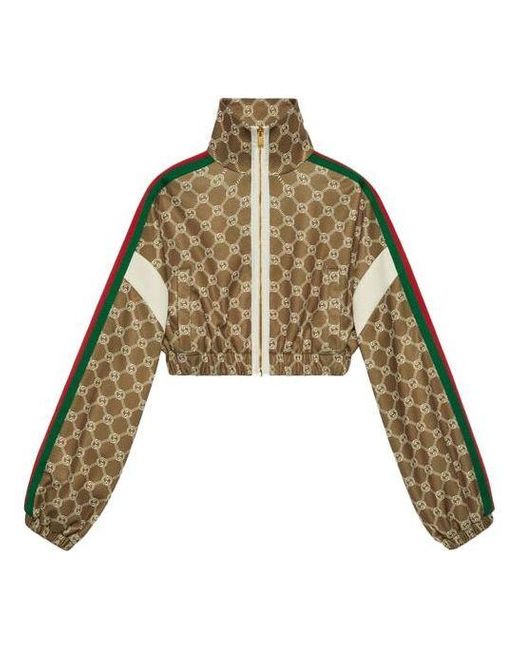 Gucci Green Interlocking G Zipper Jacket