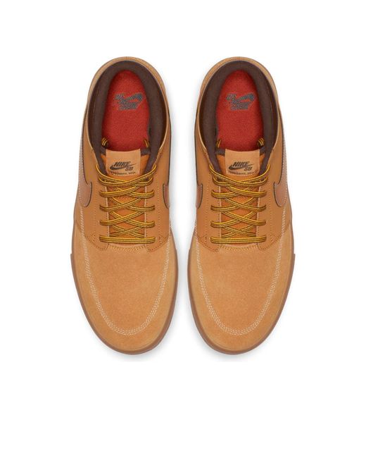 Nike Brown Portmore 2 Solarsoft Mid Sb 'Bronze' for men