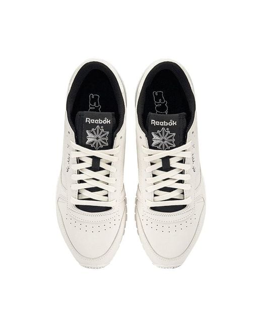 Reebok White Sneeze Classic Leather Core' for men