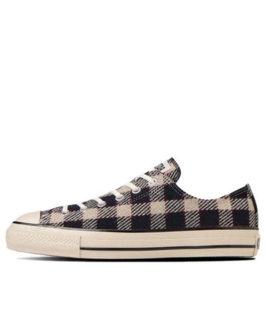 Converse Blue All Star Us Wool Plaid Ox for men