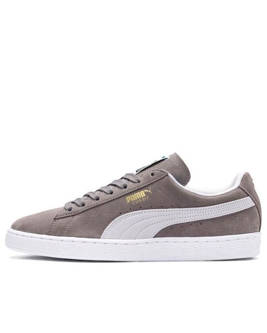 PUMA White Suede Classic+ 'Steeple' for men