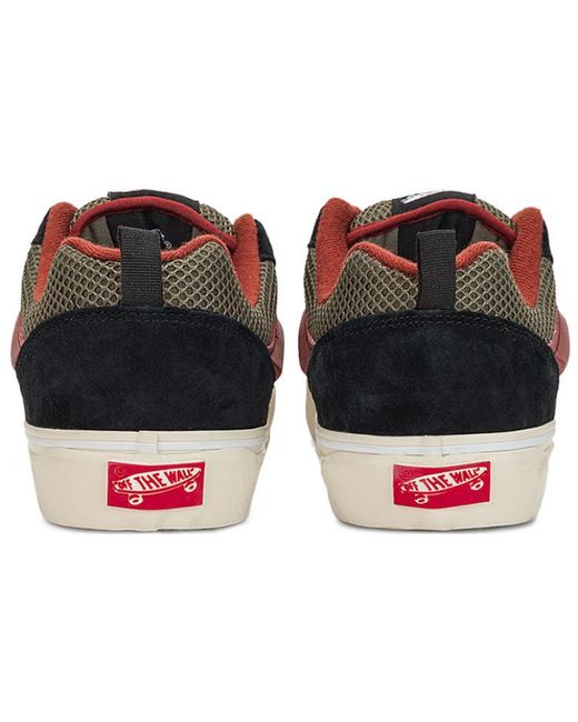 Vans Red Knu Skool Shoes 'Devils Details for men