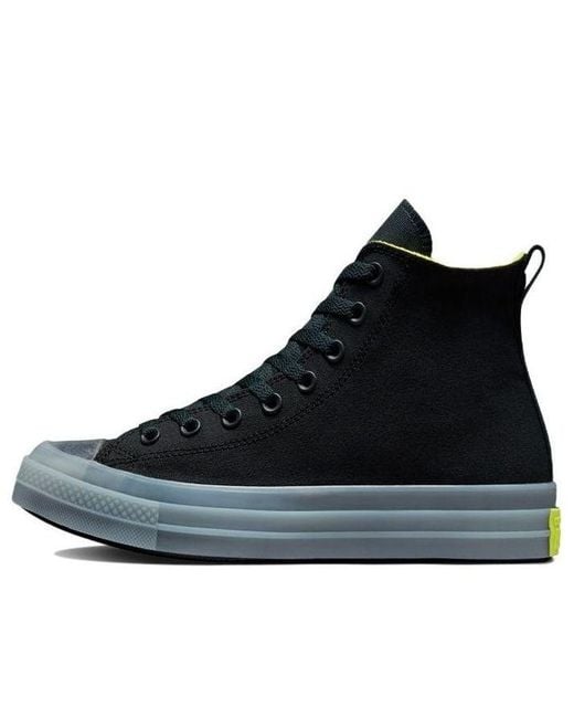 Converse Black Chuck Taylor All Star Cx Fleece Lined High Lime Twist' for men