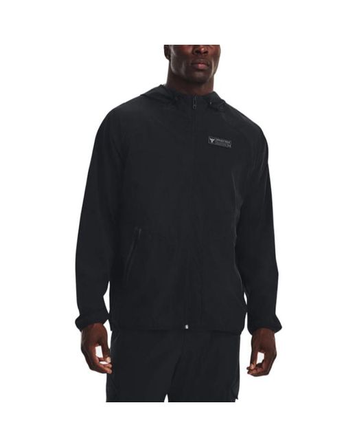 Under Armour Blue Project Rock Unstoppable Jacket for men