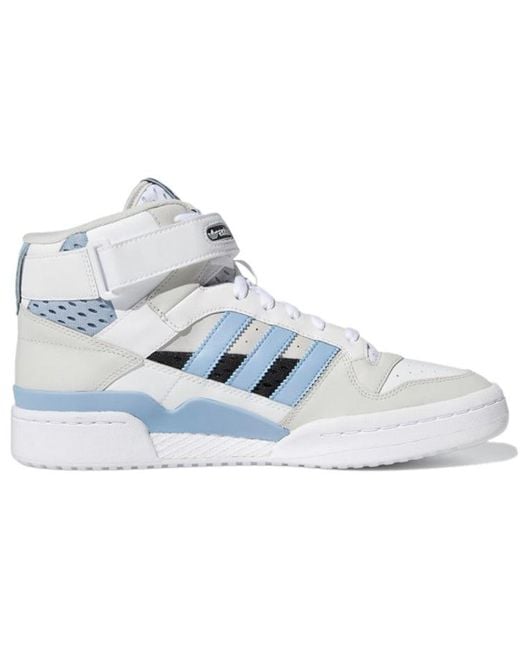 Adidas White Forum Mid Ambient Sky' for men