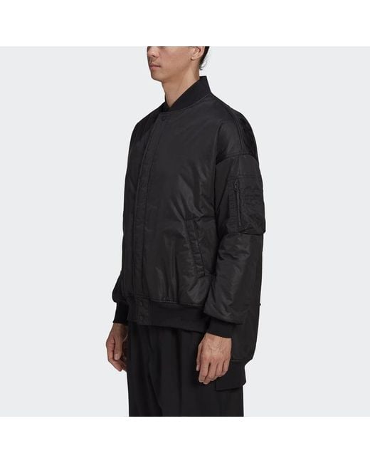 Adidas Blue Y-3 Back Logo Zipper Jacket for men