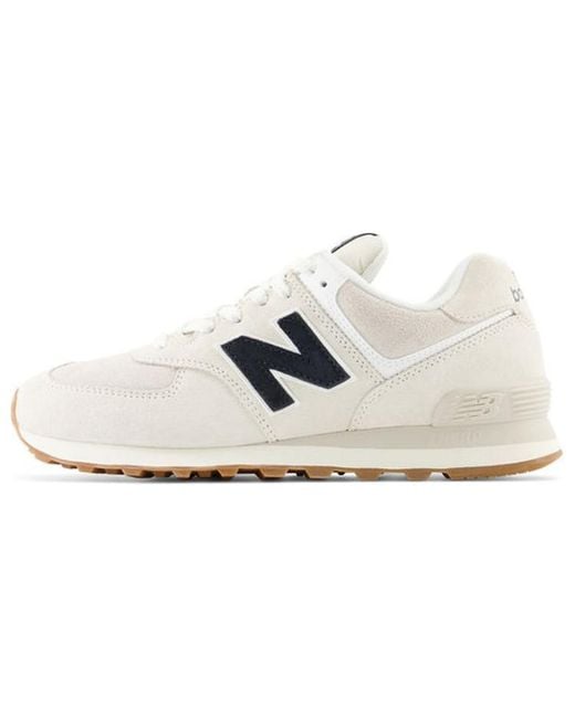 New Balance White 574 'Nimbus Gum' for men