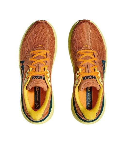 Hoka One One Brown Challenger 7 'Terra Cotta Yuzu' for men
