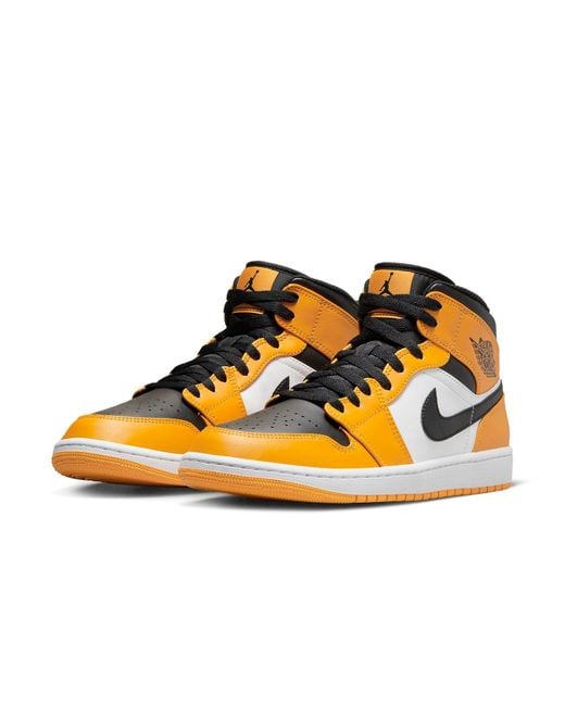 Nike Yellow 1 Mid 'Reverse Toe' for men