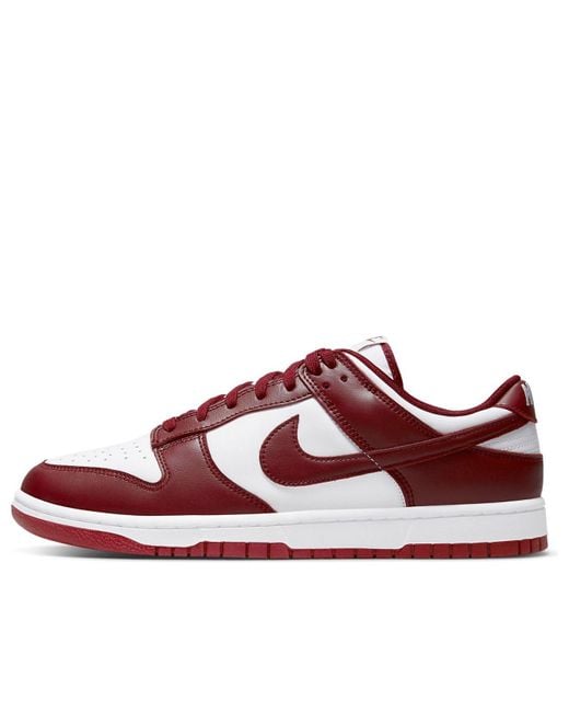Nike Red Dunk Low 'Team' for men