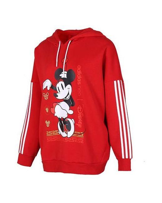 Adidas Red Neo X Disney Mickey Mouse Crossover Cny Printing