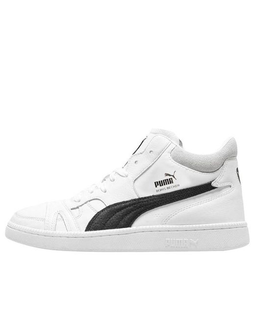 PUMA White Becker Mid for men