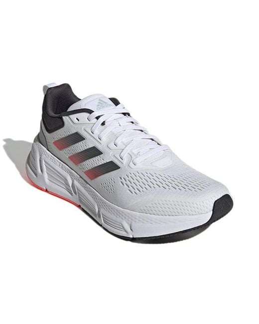 Adidas White Questar Shoes for men