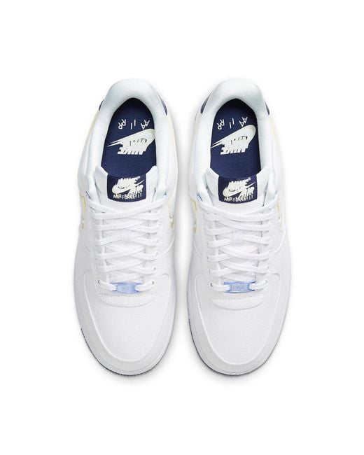 Nike White Air Force 1 Premium Fossil' for men