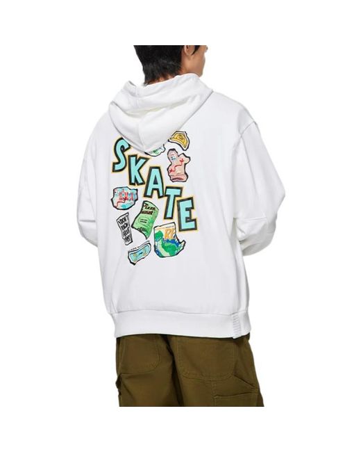 Li-ning White X Disney Toy Story Graphic Hoodie for men