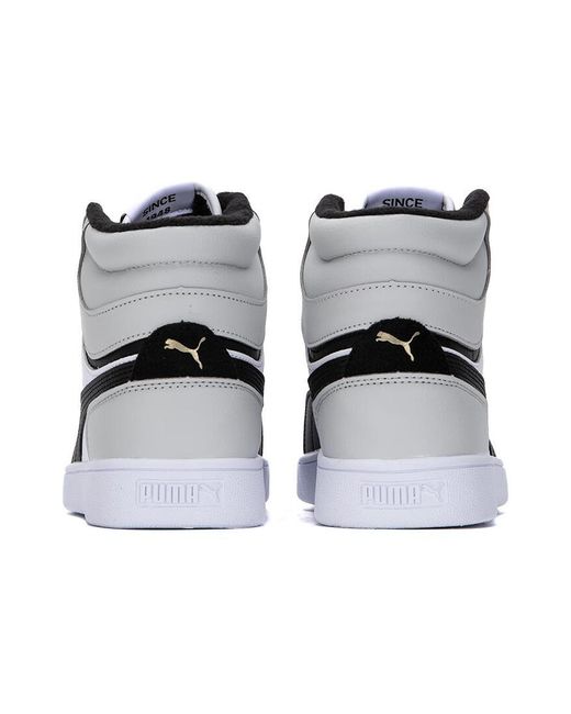 PUMA Black Shuffle Mid Wtr for men