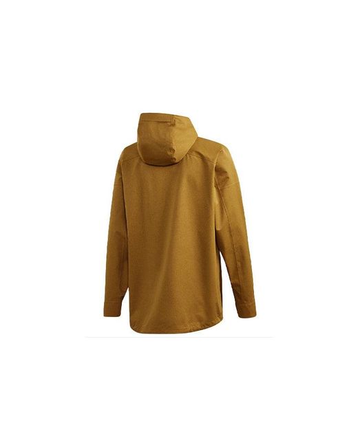 Adidas Green Xplr 2.5L R.R J Outdoor Windproof Reflective Logo Sports Hooded Jacket for men