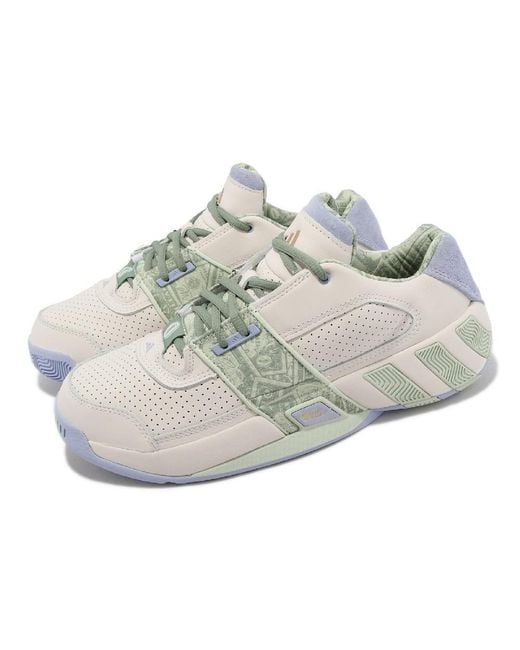 Adidas White Agent Gil Restomod Shoes 'Chalk Linen' for men