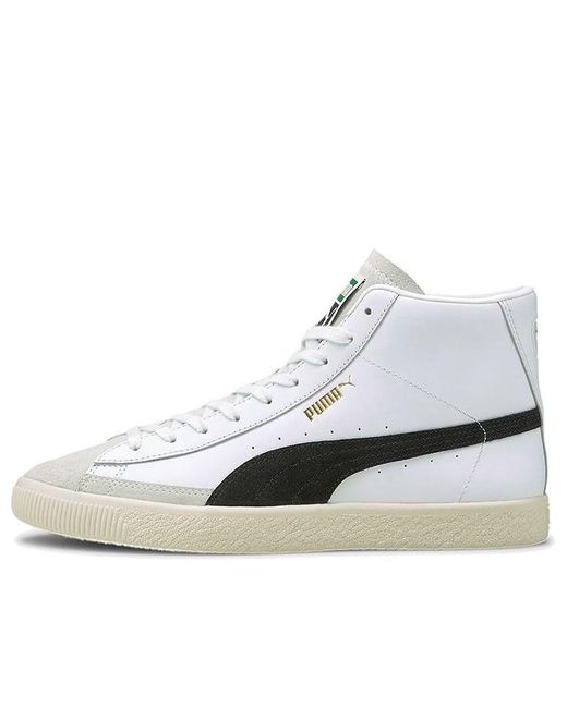 PUMA White Basket Mid Vintage for men