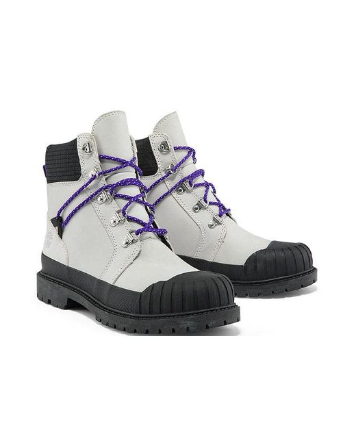 Timberland Black (Wmns) Heritage Rubber Toe 6 Inch Hiking Boot