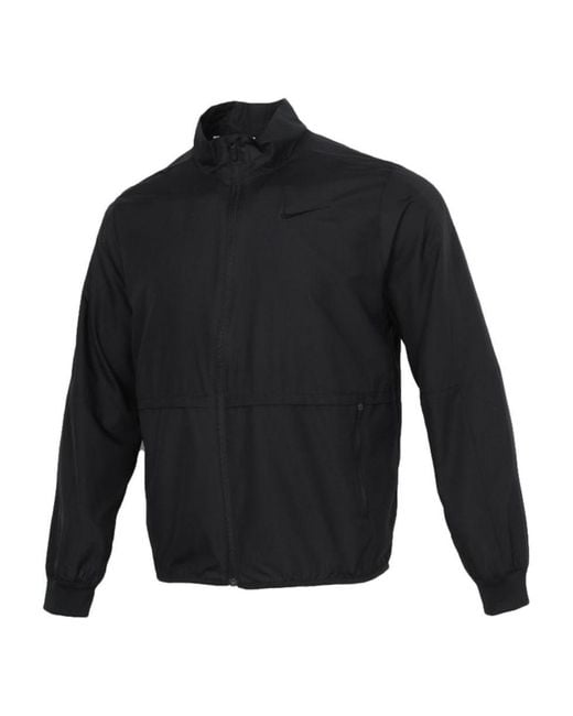 Nike Blue As M Nk Flex Hybrid Jkt Sports Stand Collar Windproof Jacket for men
