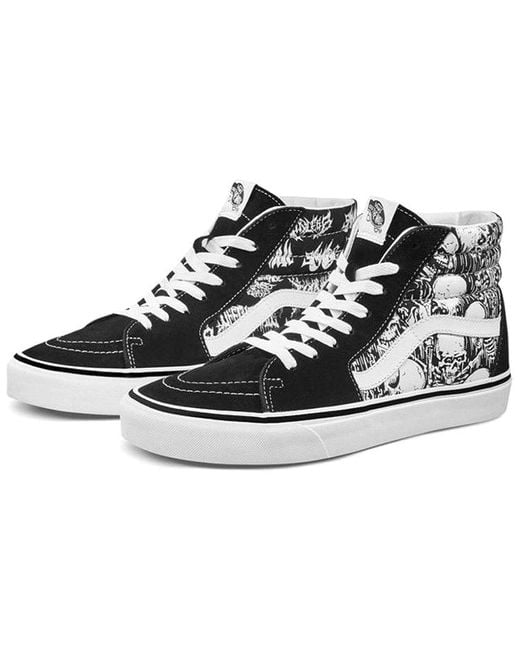 Vans Black Sk8-Hi 'Forgotten Bones' for men