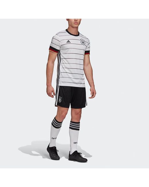 Adidas Black Dfb H Sho Germany National Team Home Soccer/Football Sports Shorts for men