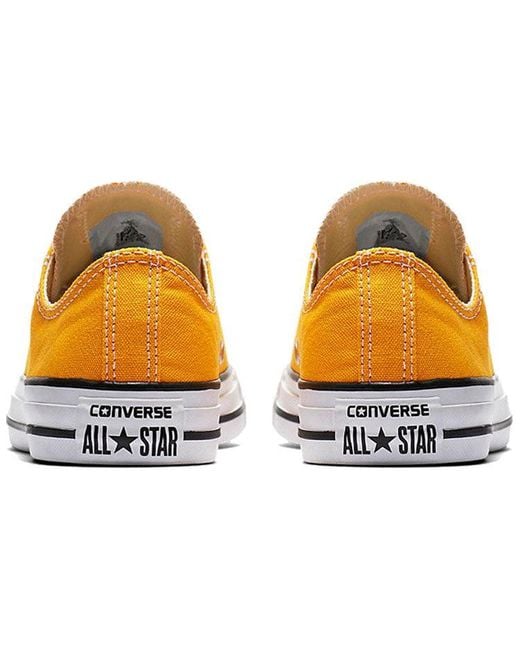 Converse Yellow Chuck Taylor All Star Seasonal Color Low Top for men